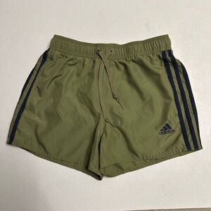 Adidas Women’s Olive Green Running Shorts Size Small Athleisure